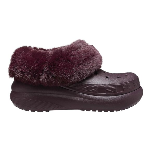 New Crocs Unisex Furever Crush - Dark Cherry - Size Men 5/ Women 7 - Picture 5 of 6
